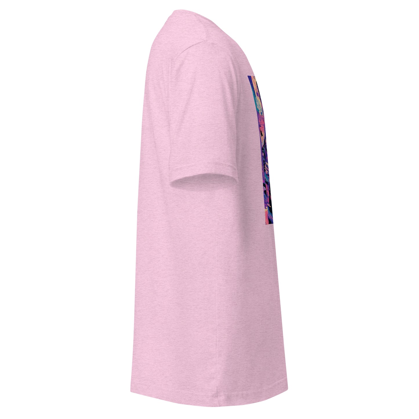 Purple Moon Sunset Fractal Yuko Witch Anime Unisex Tee