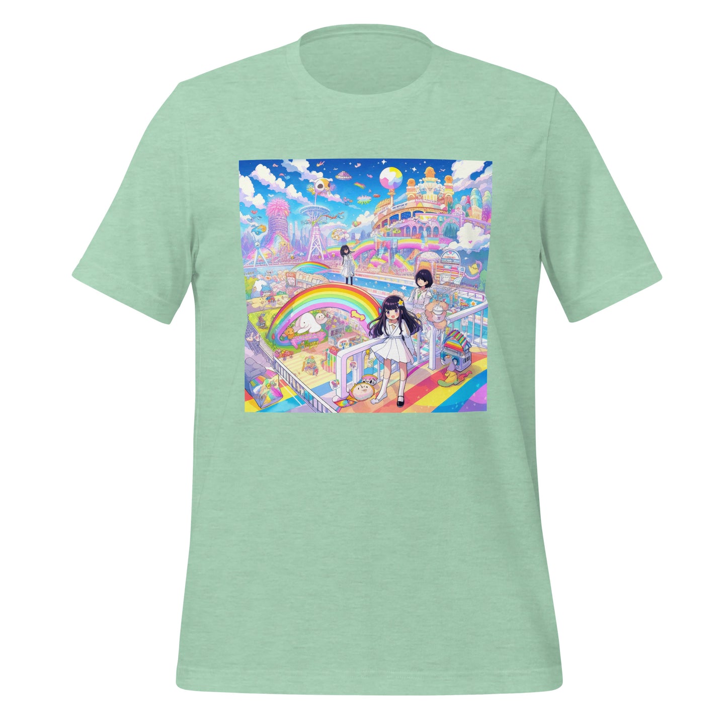 Anime Pastel Color Rainbow Waldo World Anime Unisex Tee