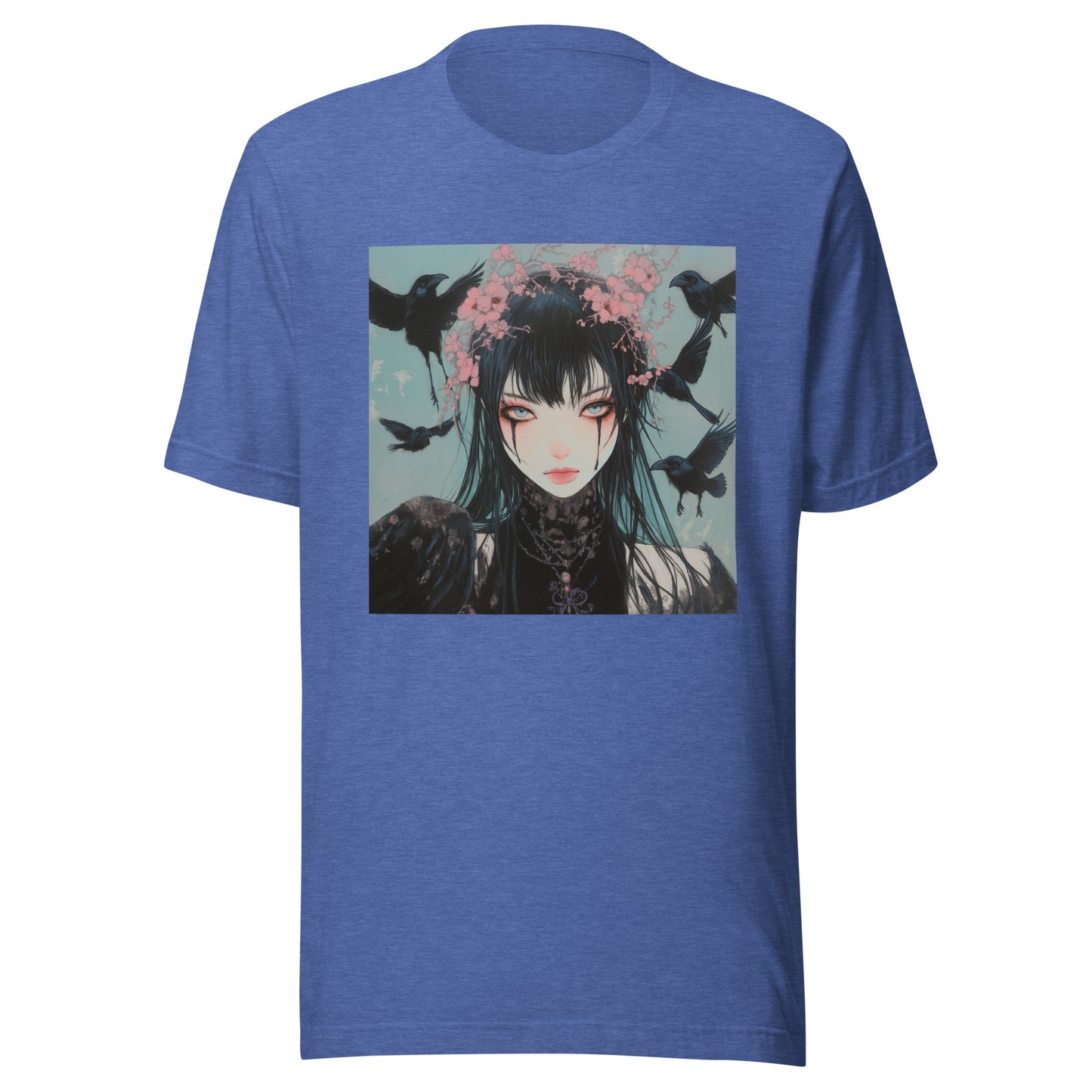 Crow Maiden Gothic Anime Unisex Tee