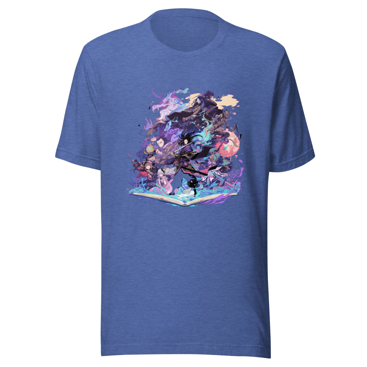 Yokai Scroll Samurai Book Man Unisex Tee