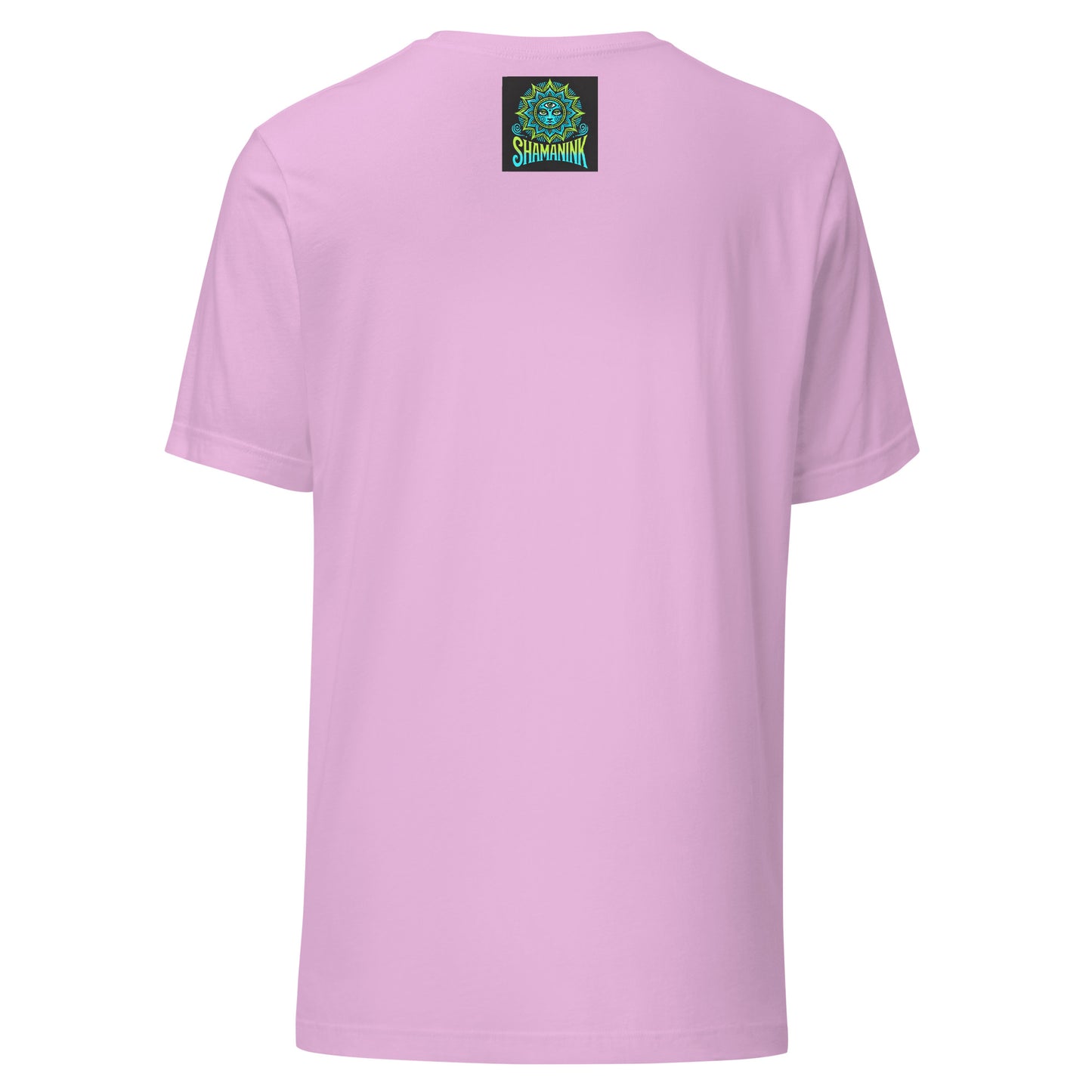 Bat Tea All the Rave UV Pastel Purple Crescent Border Unisex Tee