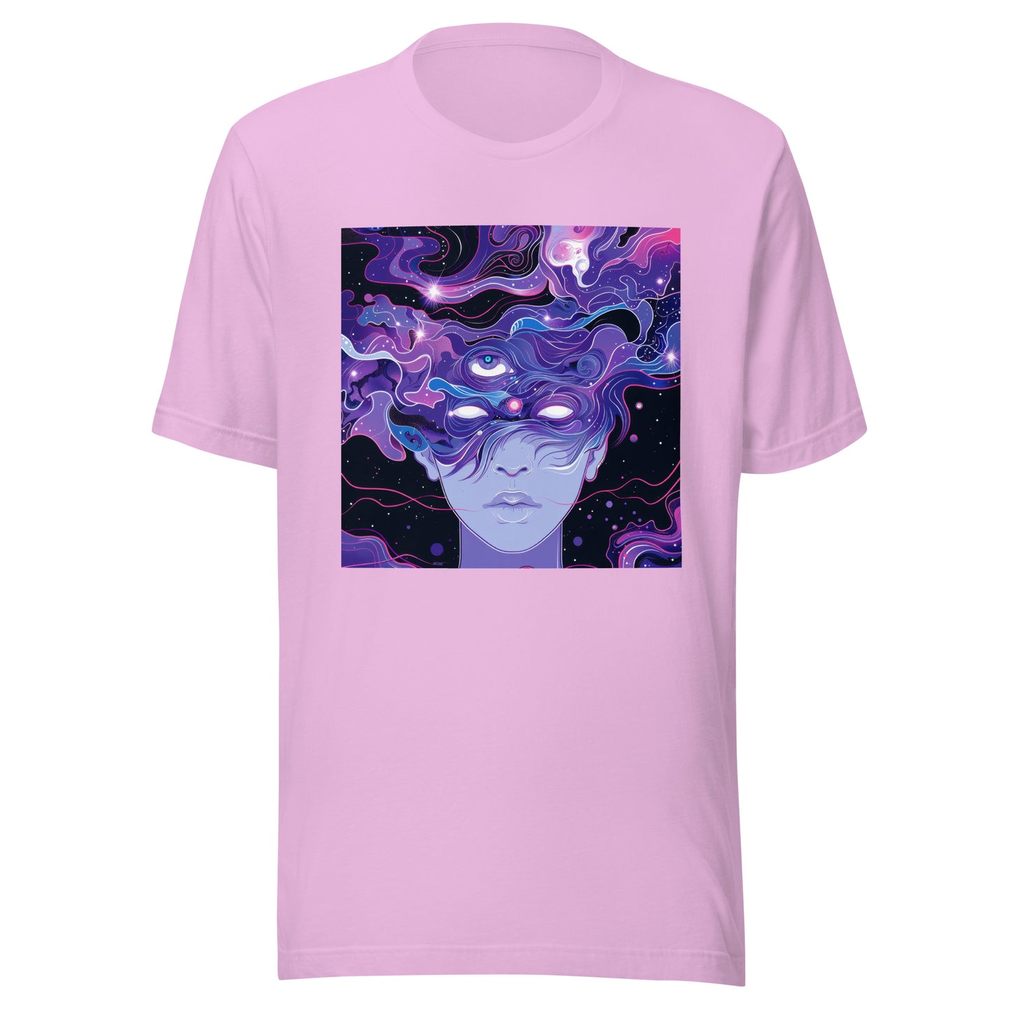 Black Purple Space Man Unisex Tee