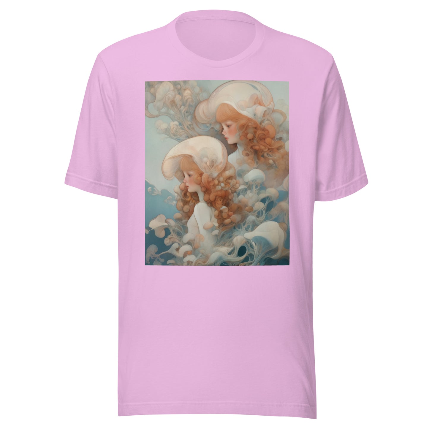 Jelly fish Cloud Doll Anime Avant lady Goddess Water Unisex Tee