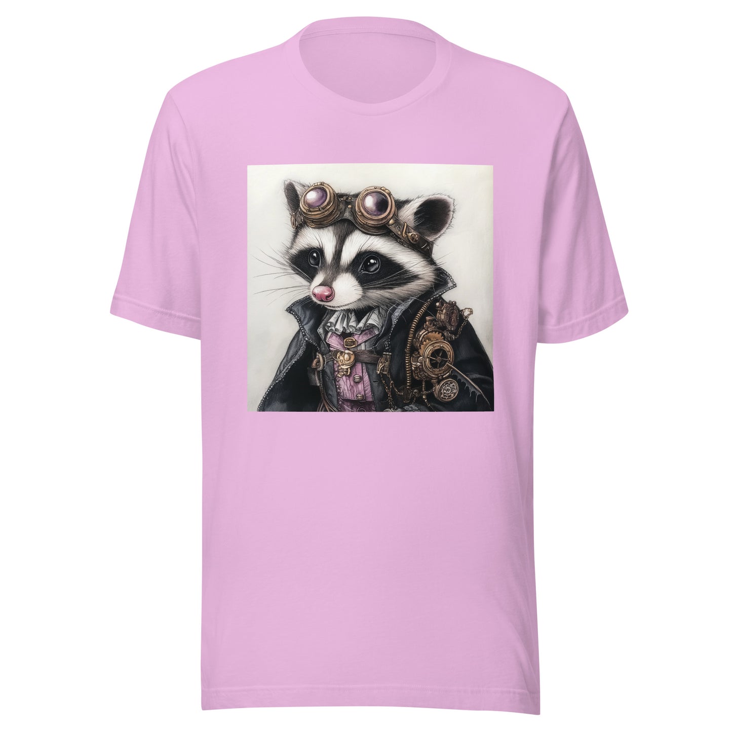 Cravat Fall Steam Raccoon Unisex Tee