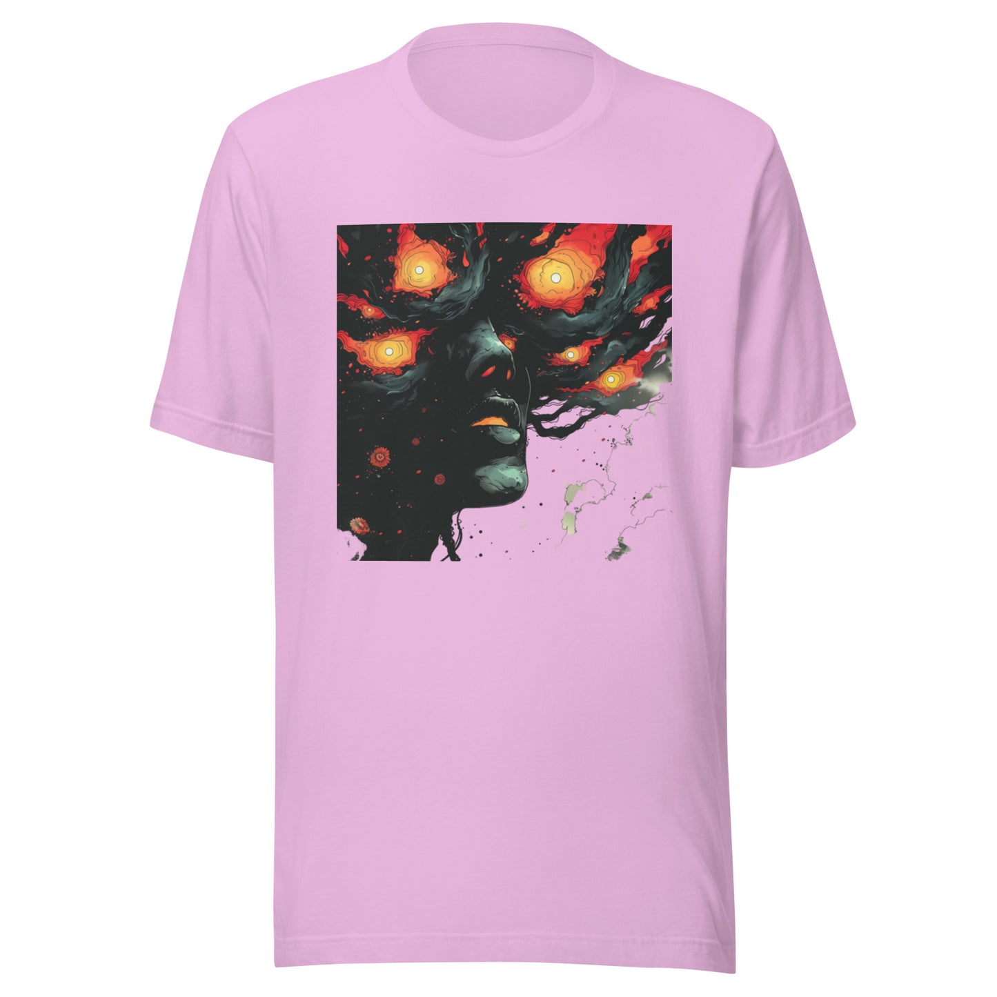 Galactic storm Eye Brain face Unisex Tee