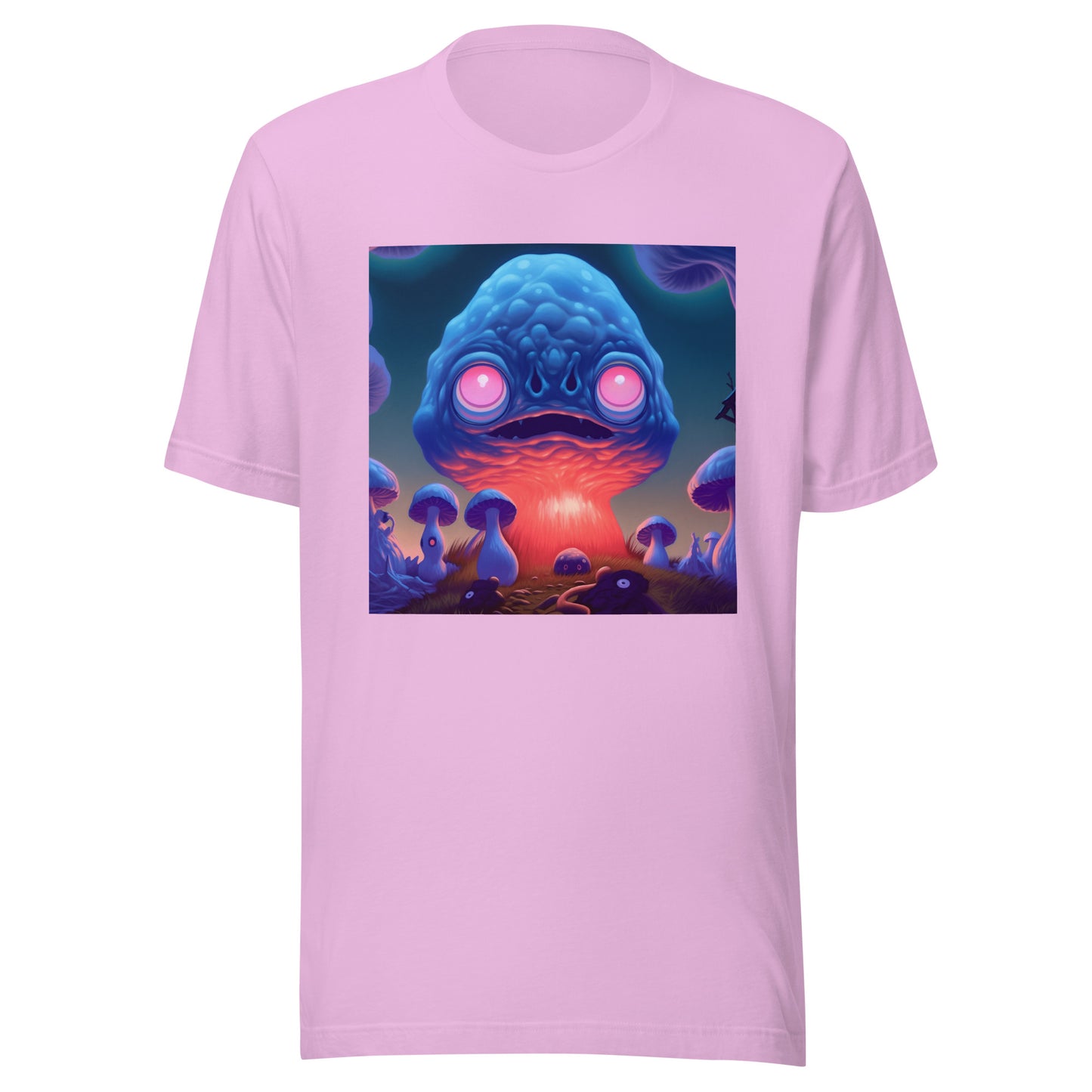 Shroom UV Yokai Trippy Psyche Alien Unisex Tee