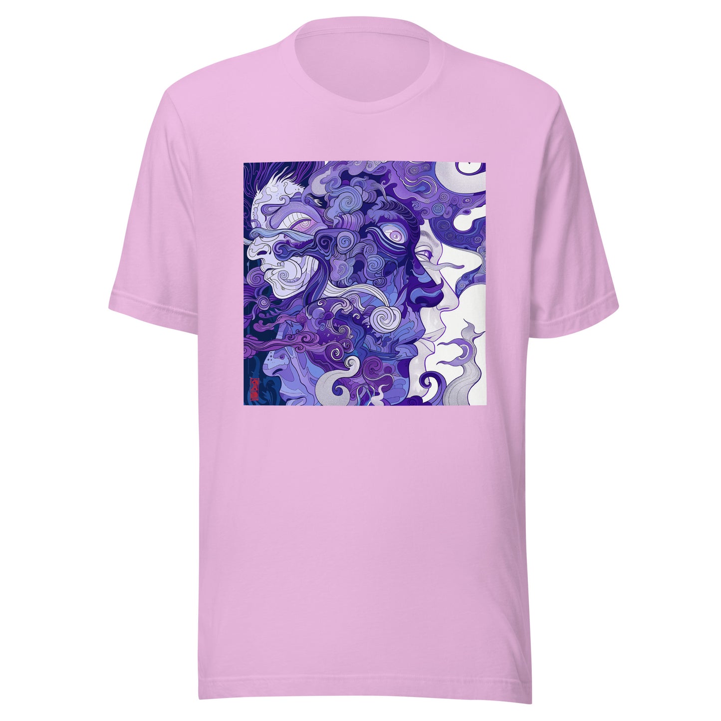 Purple Wave Profile Avant Faces Smoke Swirl Unisex Tee