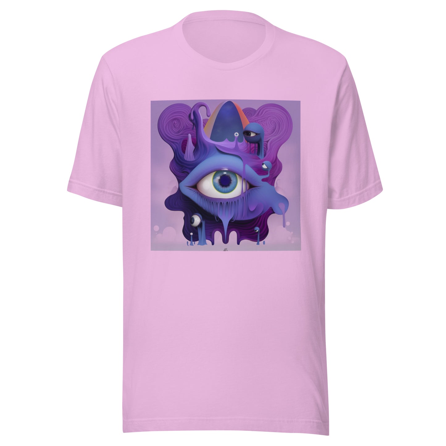 Purple Wierdcore eyedrip Picas Abstract Unisex Tee