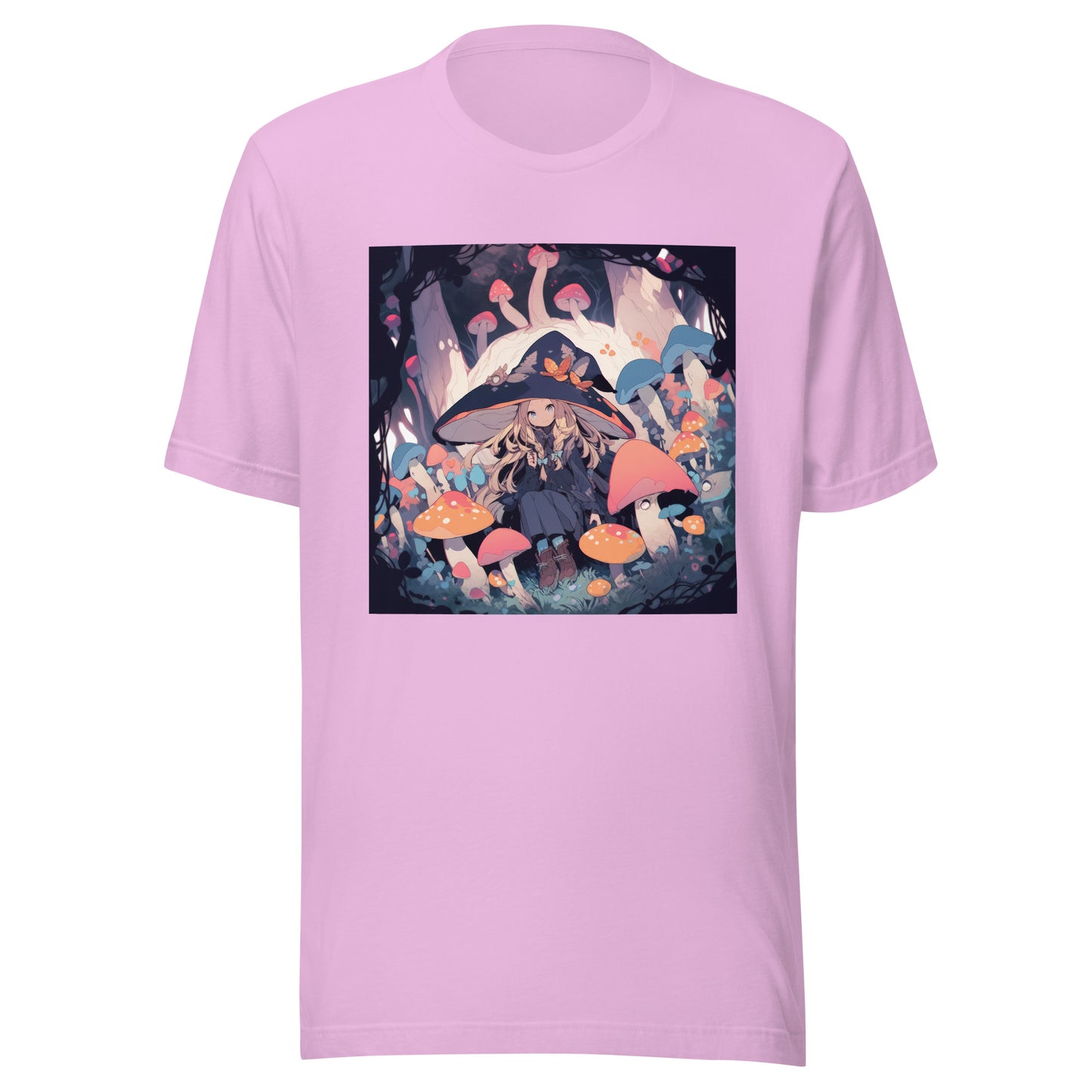 Oversized hat anime Shroom Forest Woodland Unisex Tee