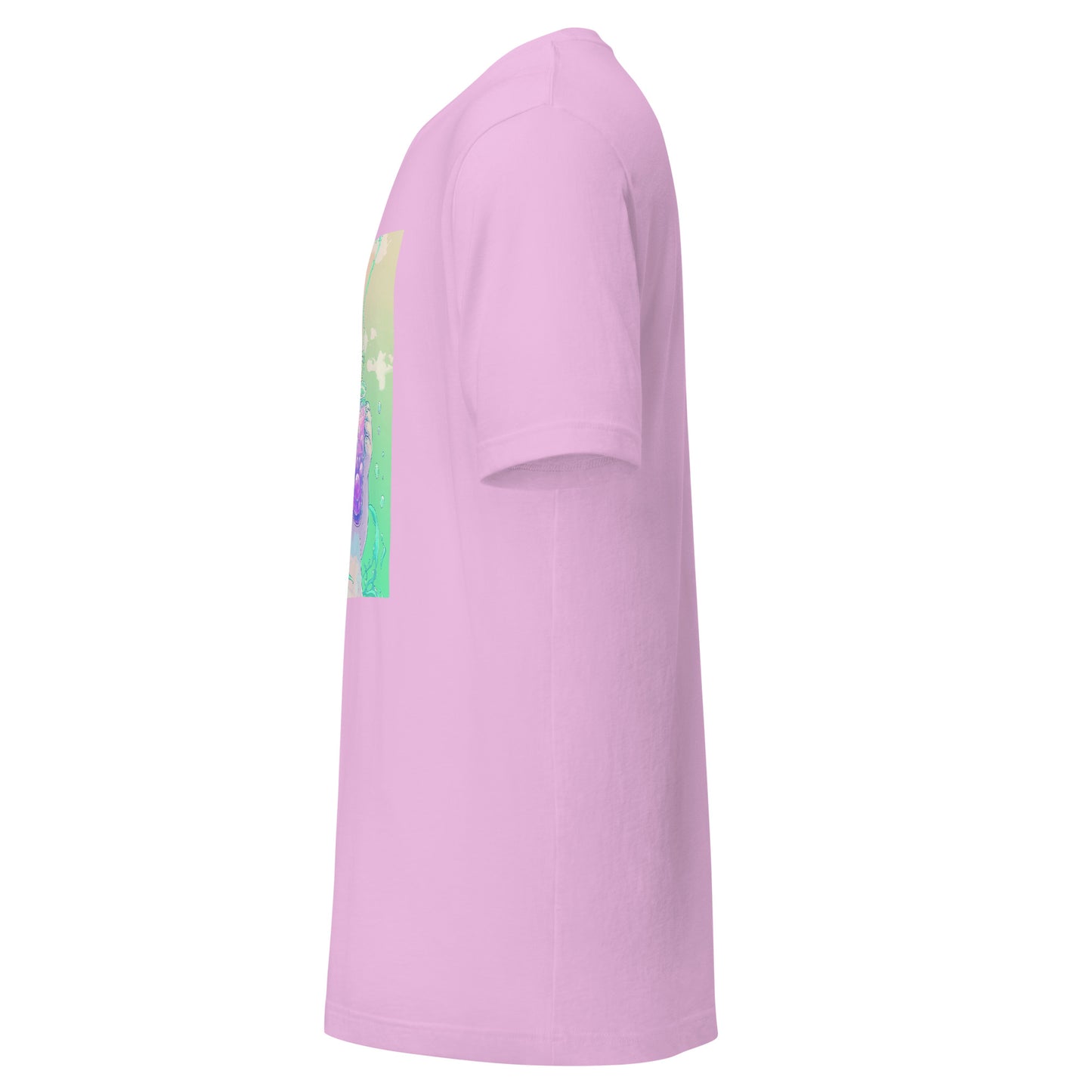Pastel Mint Pink Baby Haarp Seal Boba Tea Unisex Tee Shirt
