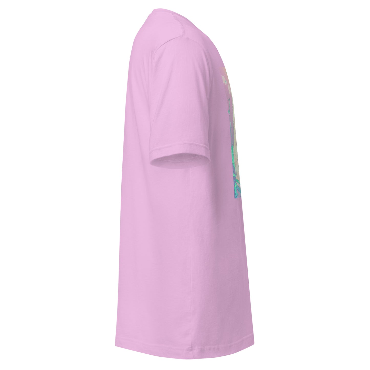 Pastel Mint Pink Baby Haarp Seal Boba Tea Unisex Tee Shirt