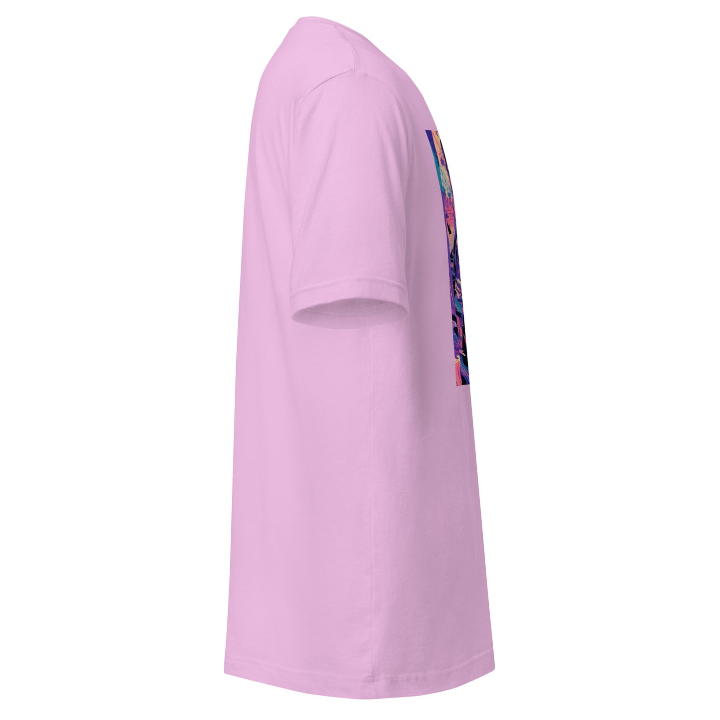 Purple Moon Sunset Fractal Yuko Witch Anime Unisex Tee