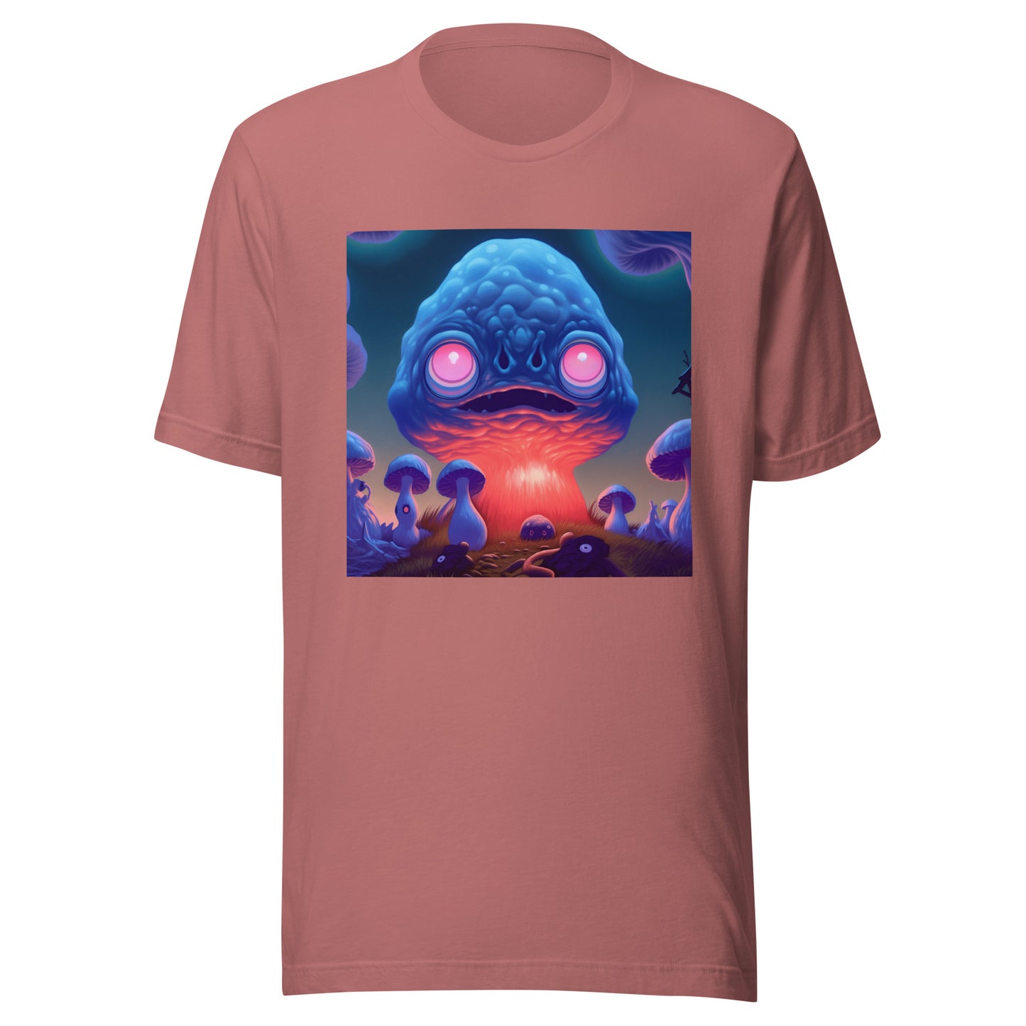 Shroom UV Yokai Trippy Psyche Alien Unisex Tee