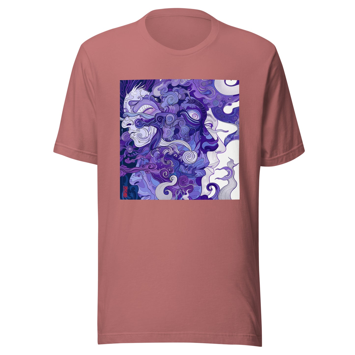 Purple Wave Profile Avant Faces Smoke Swirl Unisex Tee