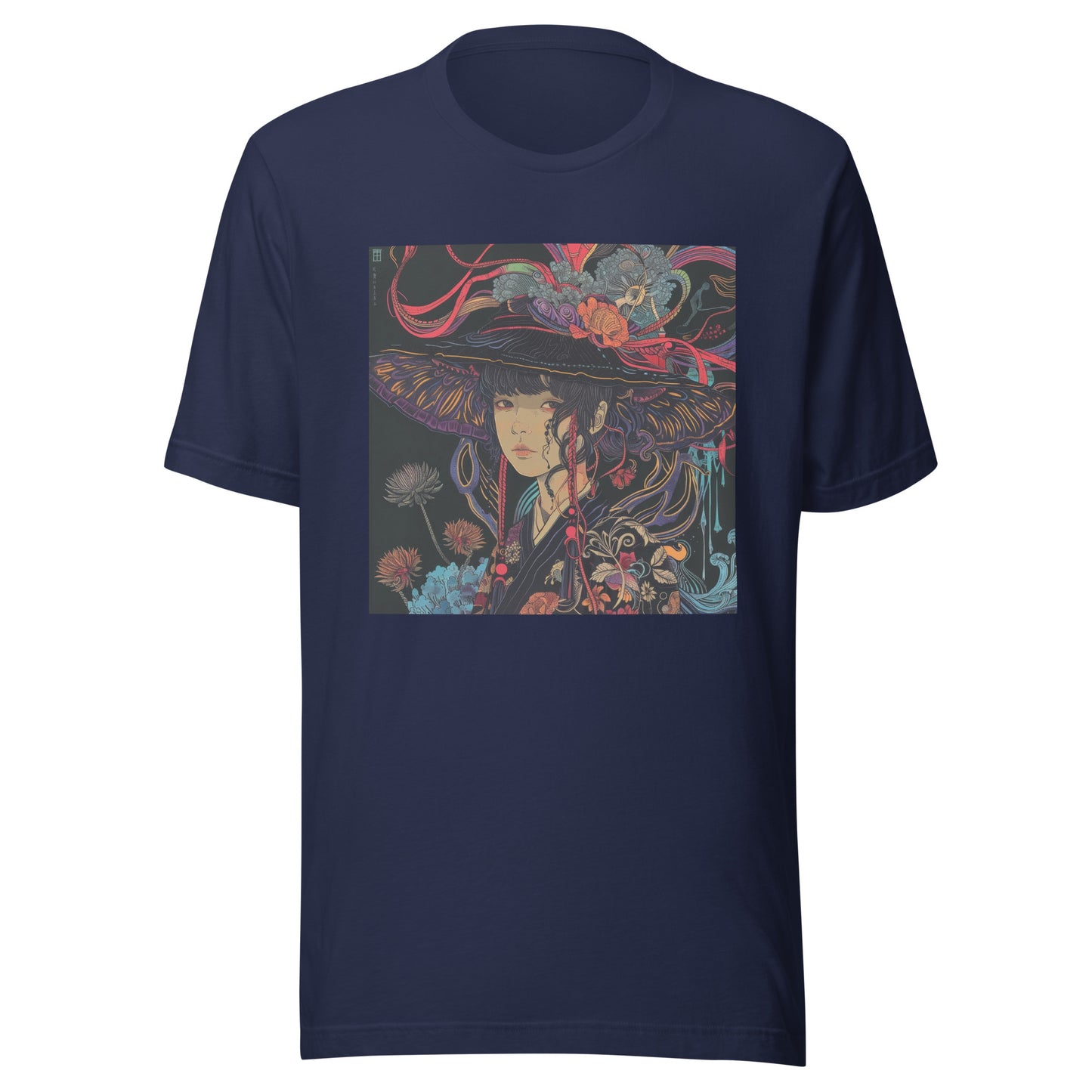 Avant Moth Bird hat mysterious lady Unisex Tee