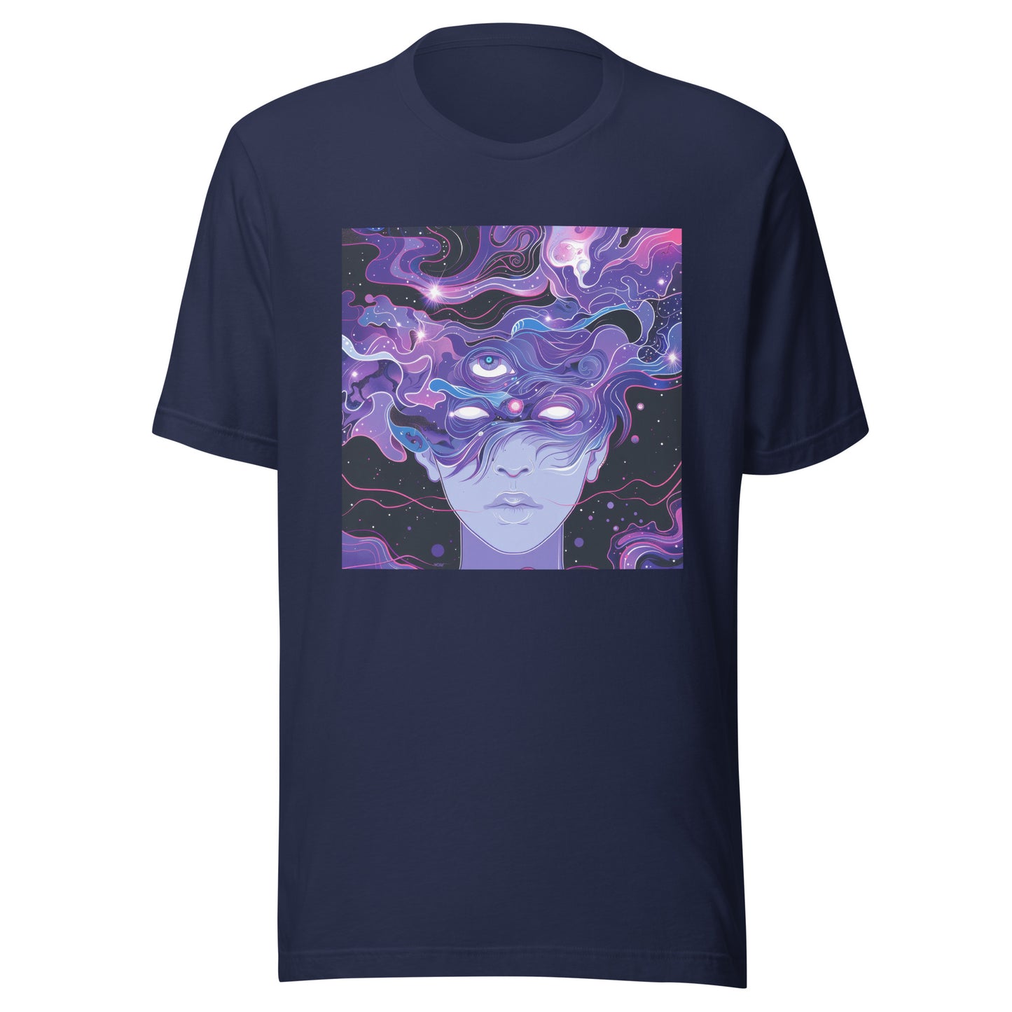 Black Purple Space Man Unisex Tee