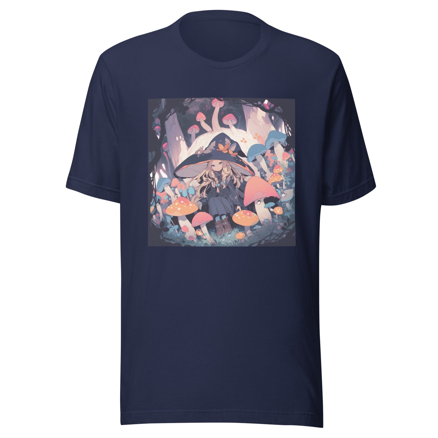 Oversized hat anime Shroom Forest Woodland Unisex Tee