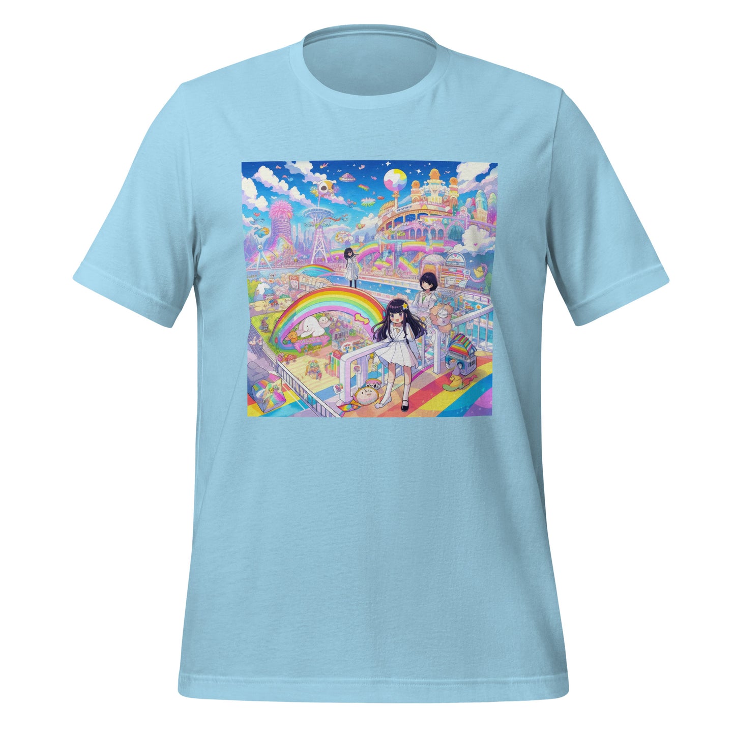 Anime Pastel Color Rainbow Waldo World Anime Unisex Tee