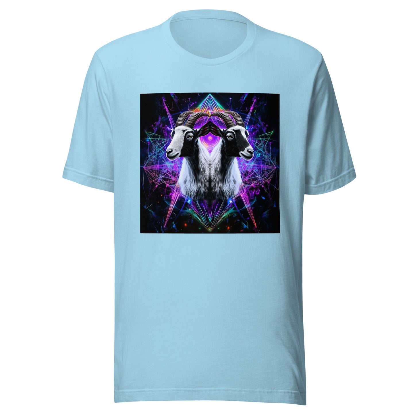 Goat Sacred Geometry Fractal Unisex Tee