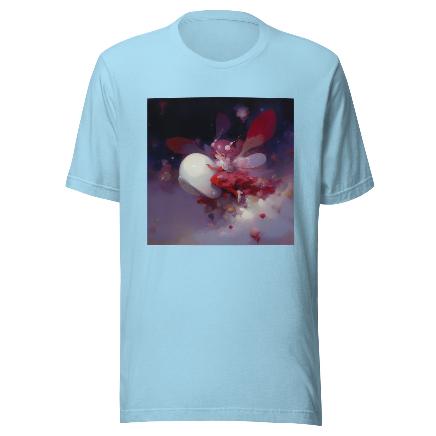 Dark Red Cloud Fairy Anime Unisex Tee