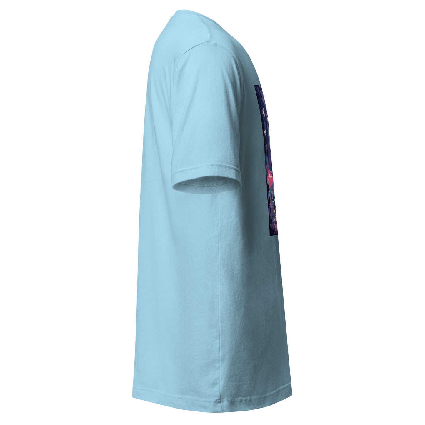 Shroom Forest girl bird Woodland Unisex Tee