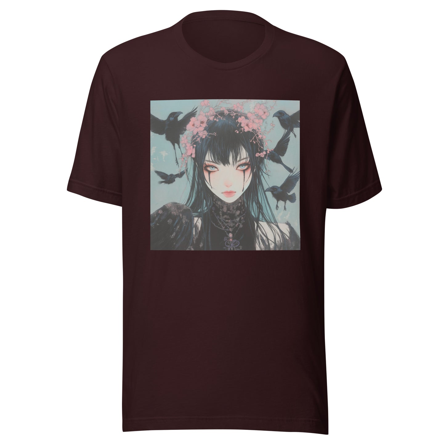 Crow Maiden Gothic Anime Unisex Tee