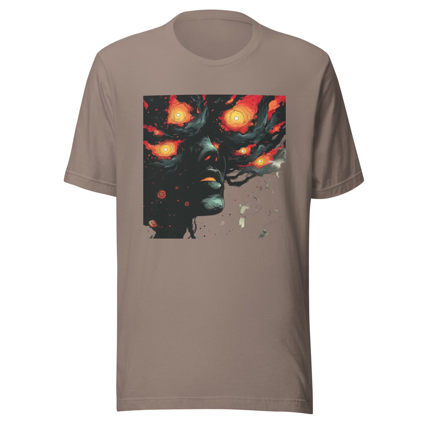 Galactic storm Eye Brain face Unisex Tee