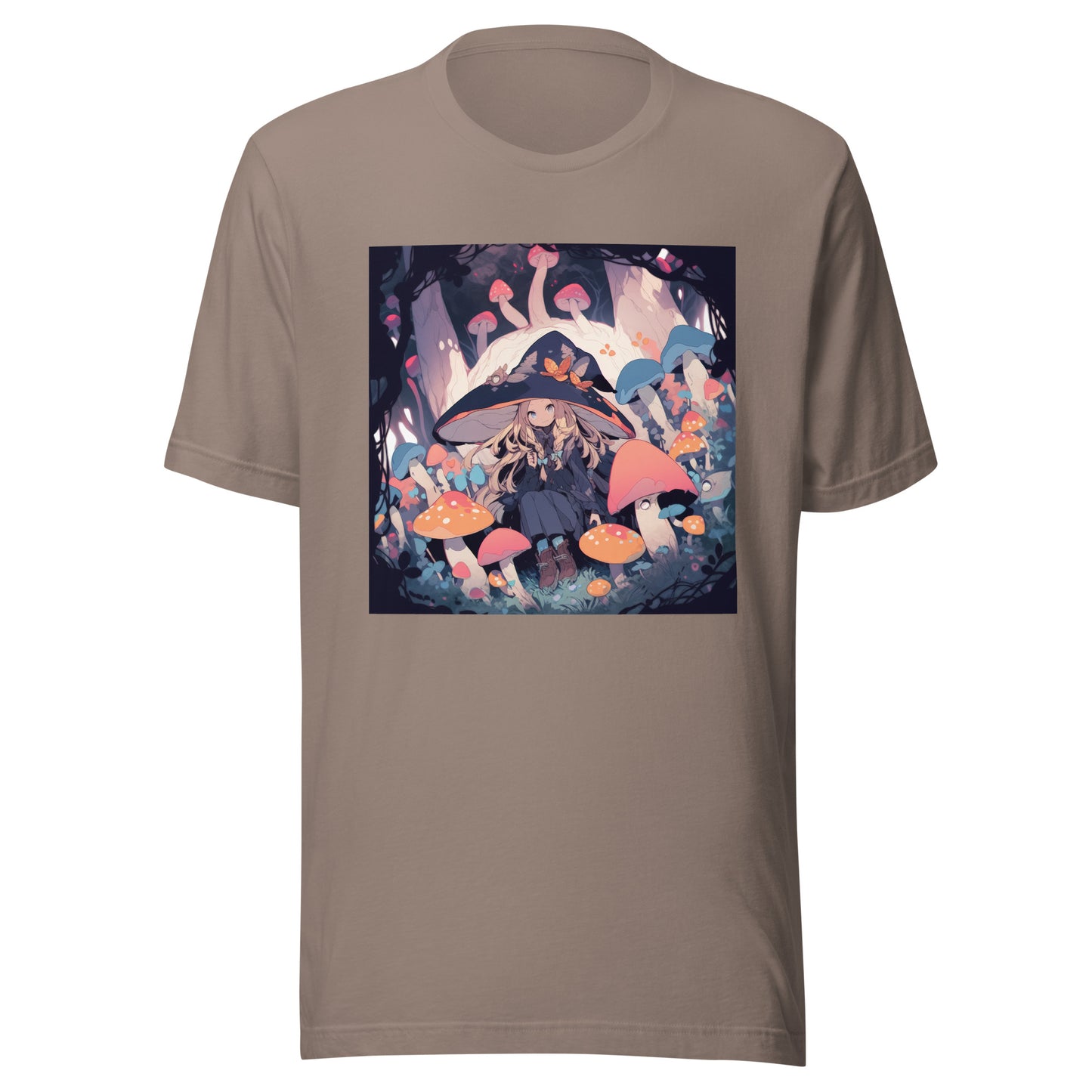 Oversized hat anime Shroom Forest Woodland Unisex Tee