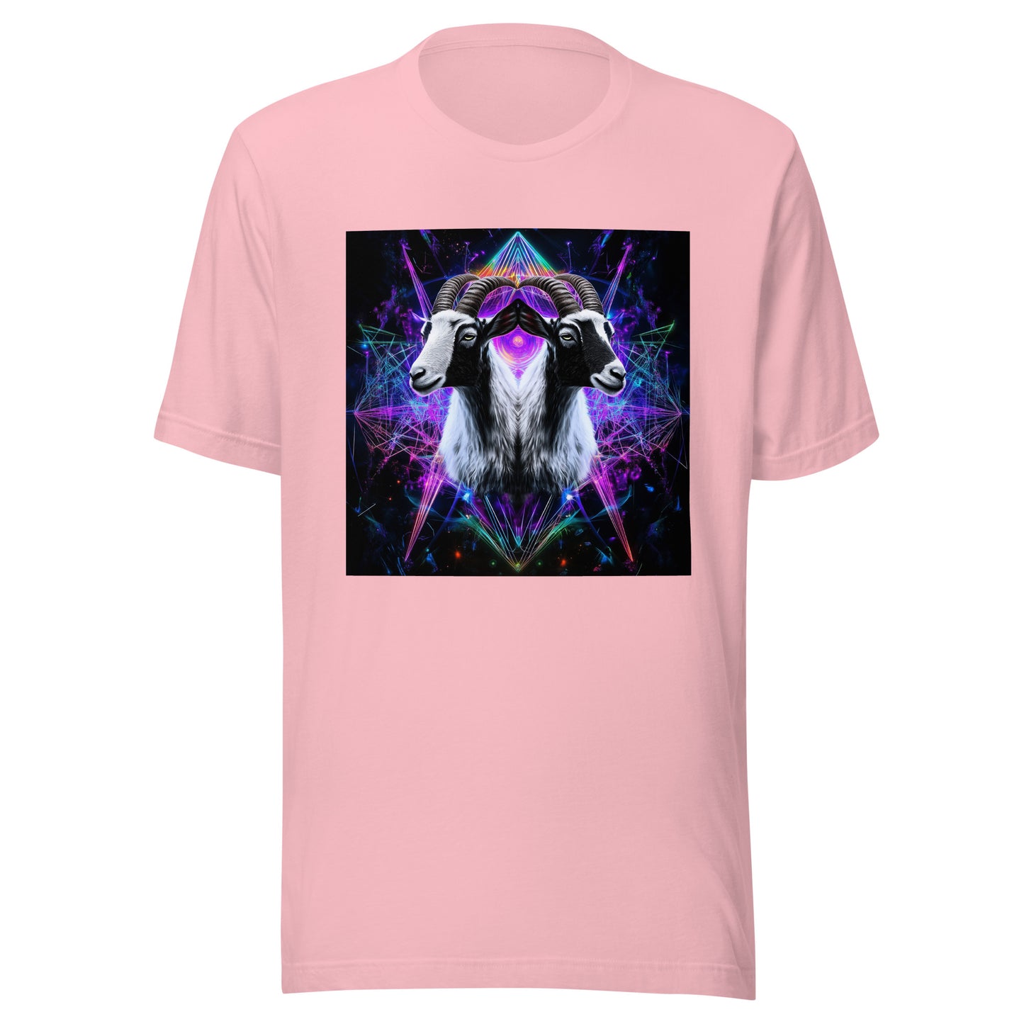 Goat Sacred Geometry Fractal Unisex Tee