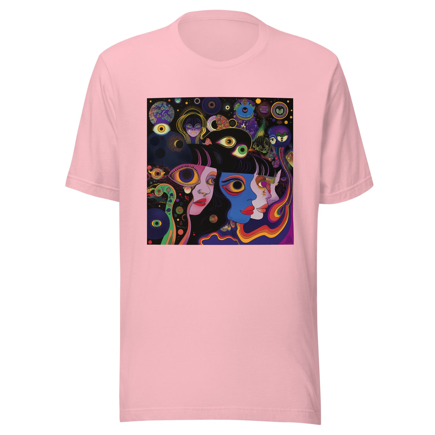 Galactic Psyche Avant art eye girl Unisex Tee