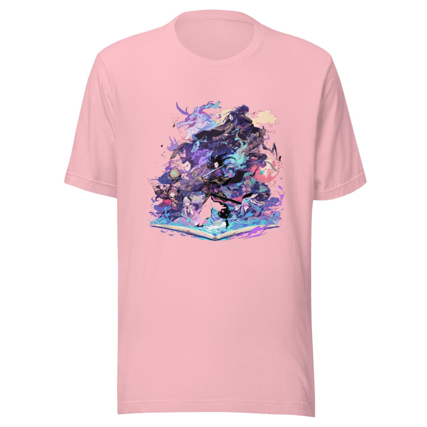 Yokai Scroll Samurai Book Man Unisex Tee