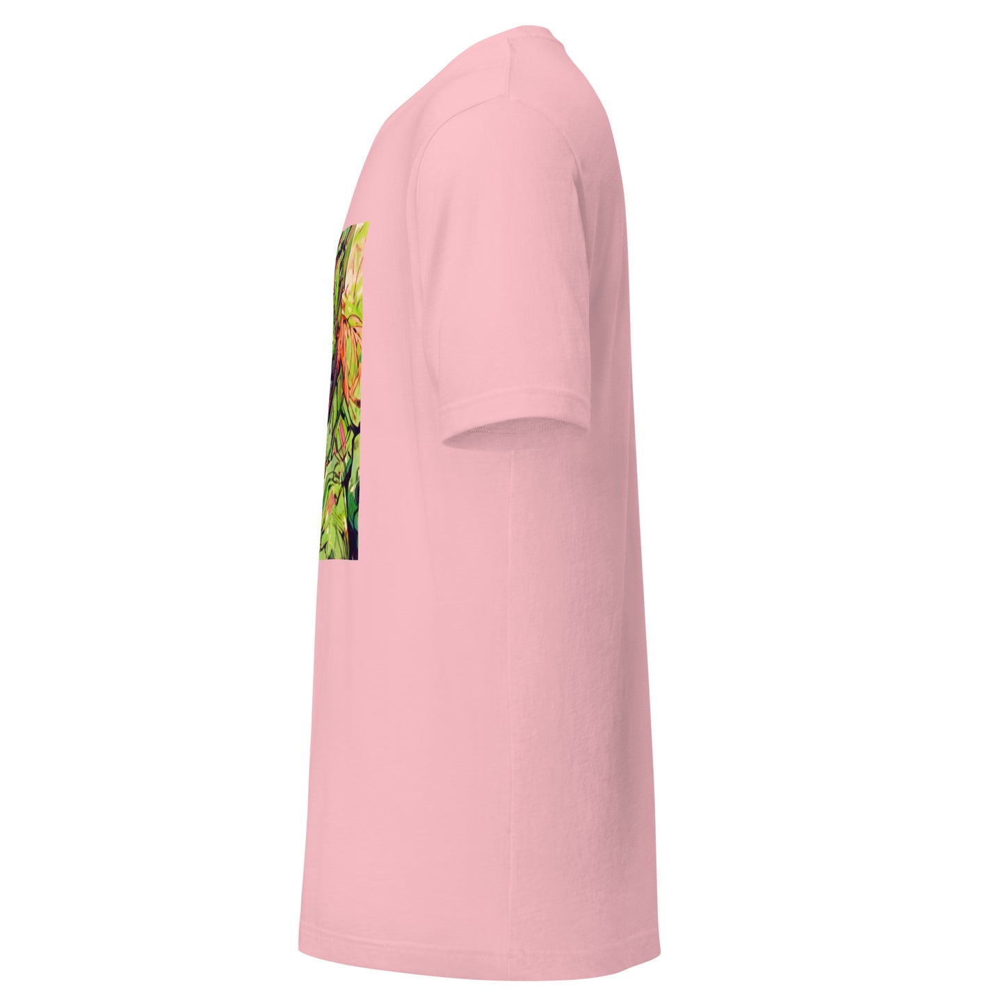 Lime Anime Pink Fractal Avant Girl Mecha Unisex Tee