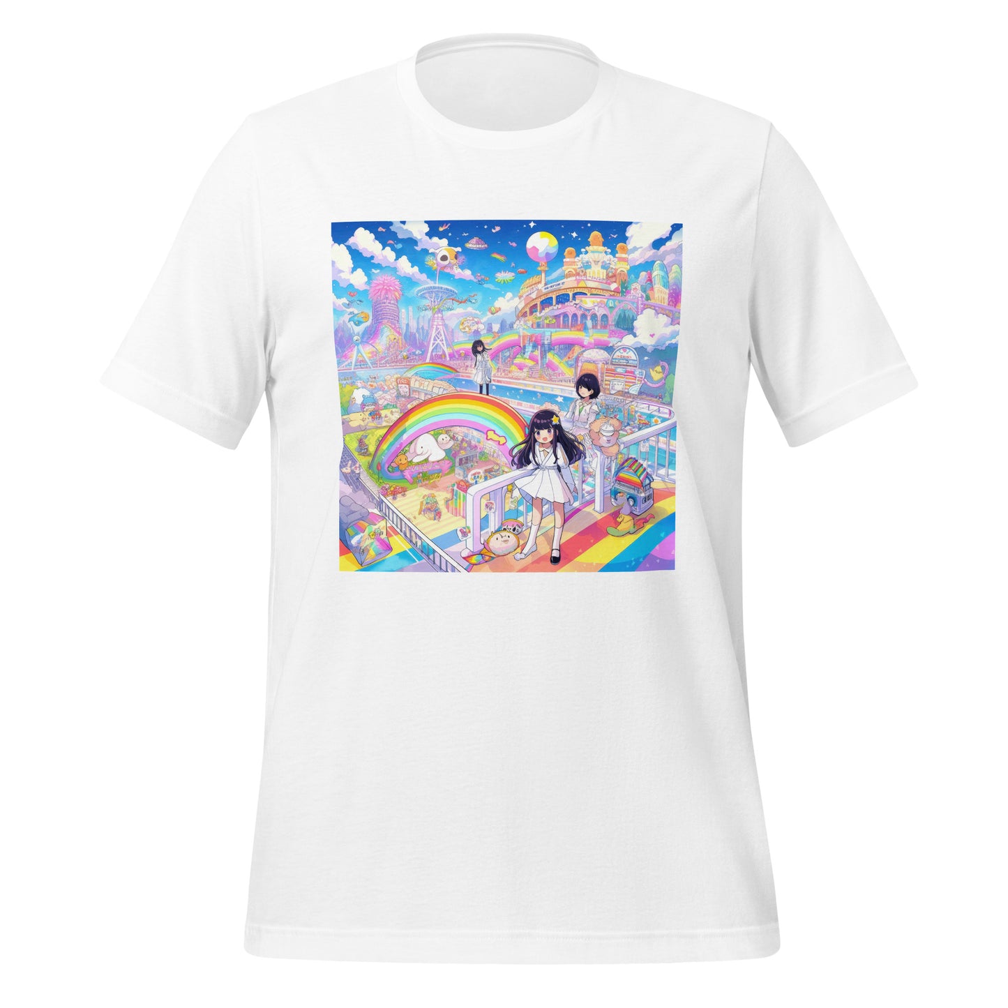 Anime Pastel Color Rainbow Waldo World Anime Unisex Tee