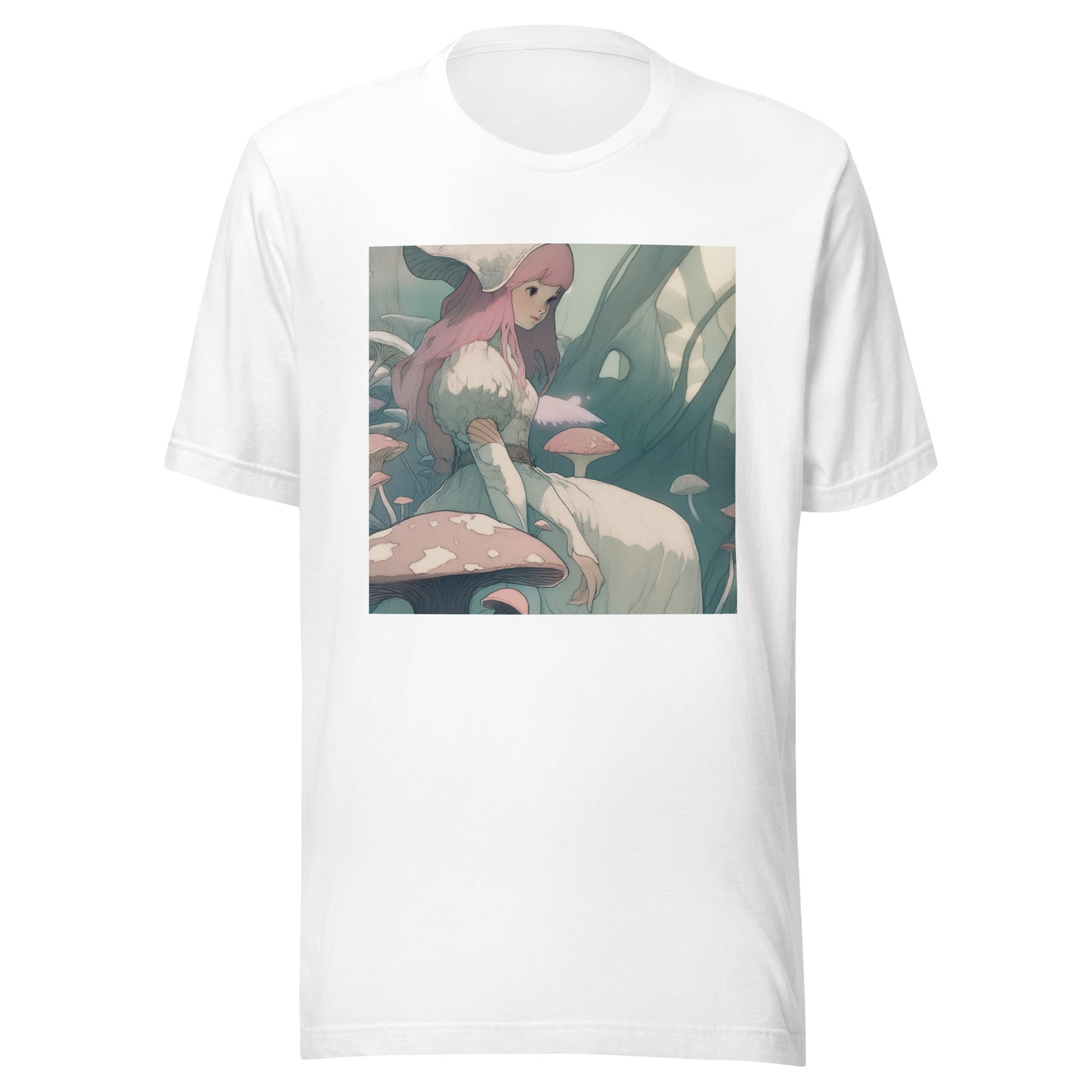 Side Mint Alice Pink Avant White Gown Anime Unisex Tee