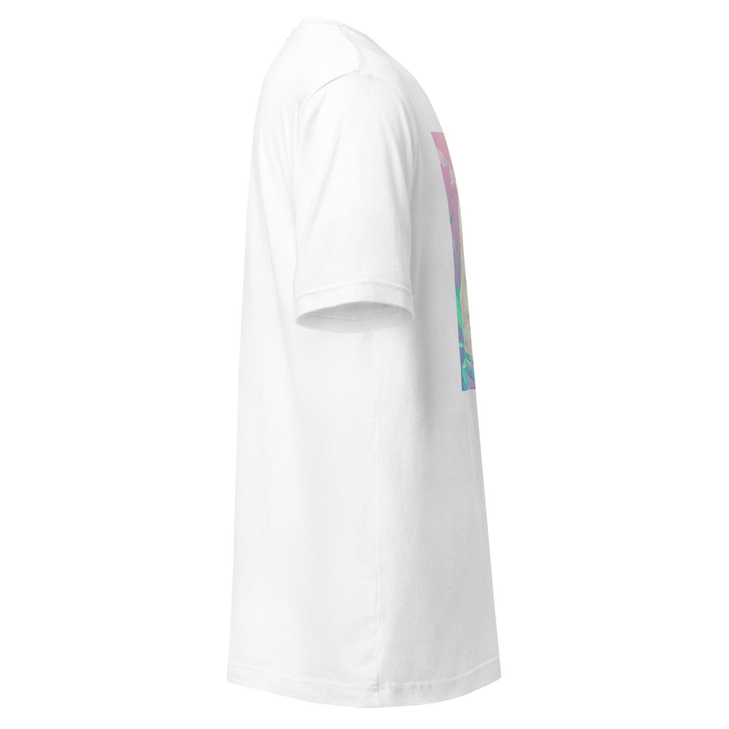 Pastel Mint Pink Baby Haarp Seal Boba Tea Unisex Tee Shirt