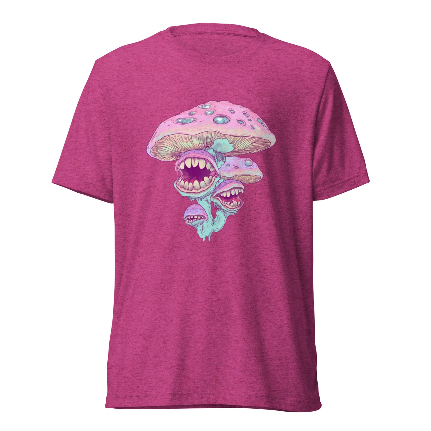 Purple Mushroom Fungi Tee – Lilac Pastel Grunge Festival