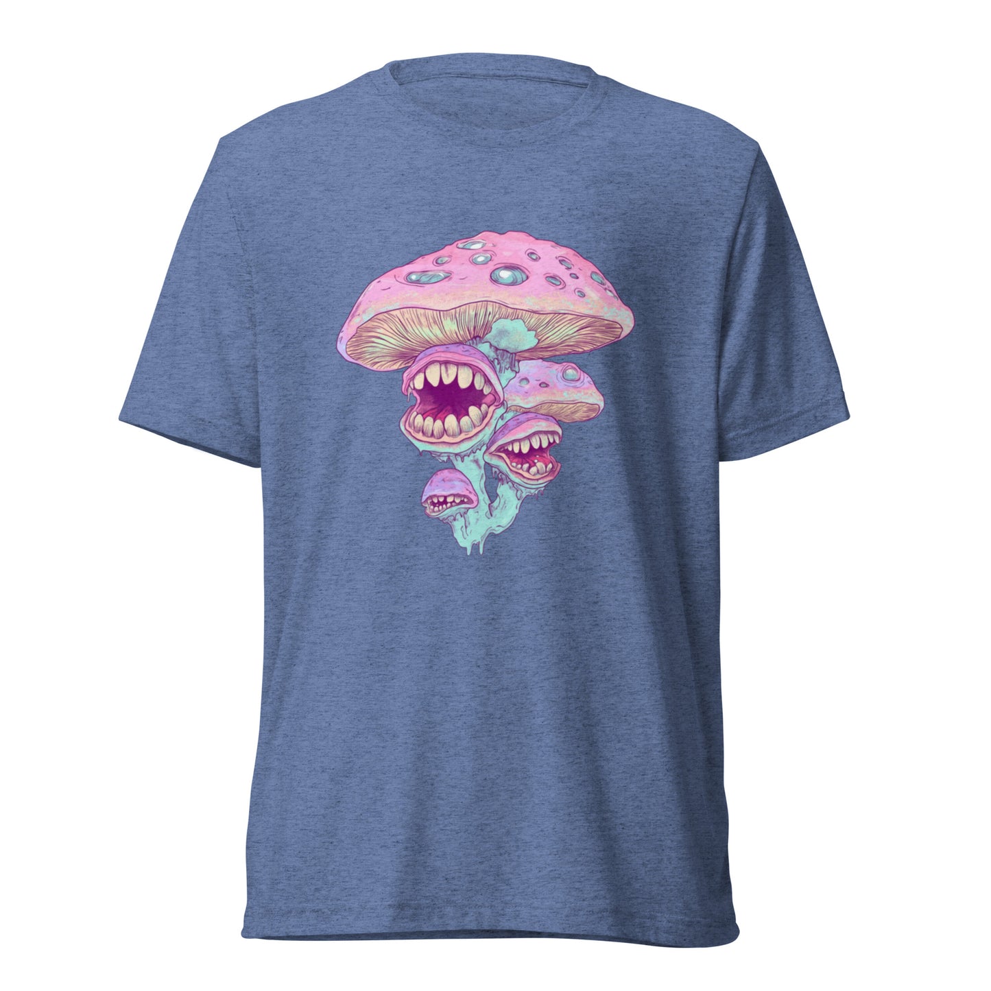 Purple Mushroom Fungi Tee – Lilac Pastel Grunge Festival
