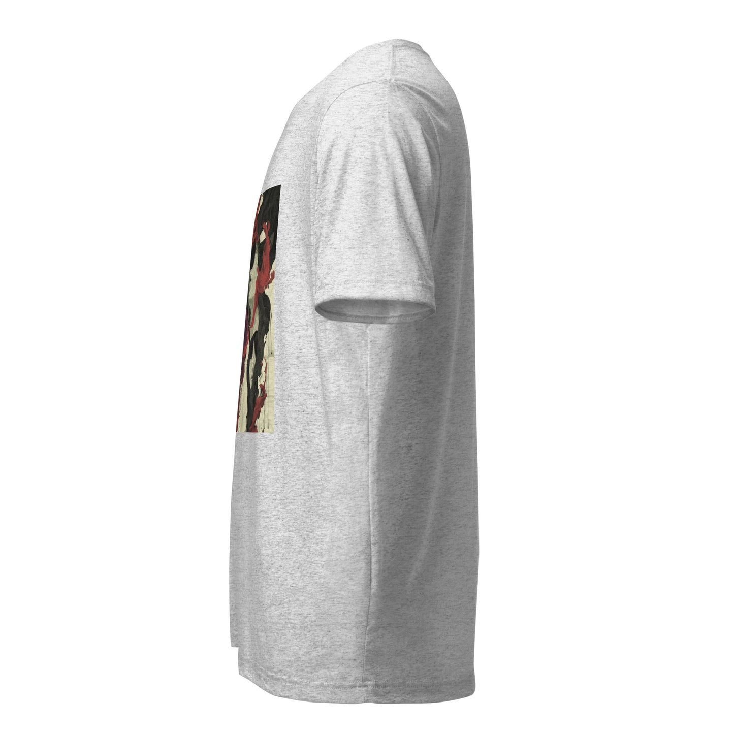 Smoke Drip Face Floral Avant Rock Album Coveresque Art Unisex Tee